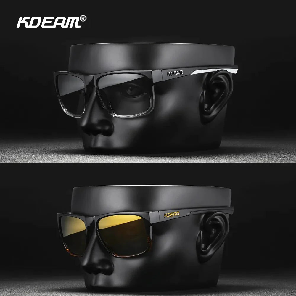 Rock Canyon (Black lens/white accents) - Polarized Sunglasses