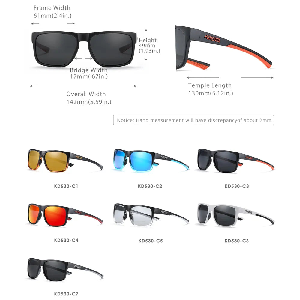 Rock Canyon (Black lens/white accents) - Polarized Sunglasses