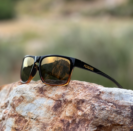 Rock Canyon (Mirror Gold) - Polarized Sunglasses