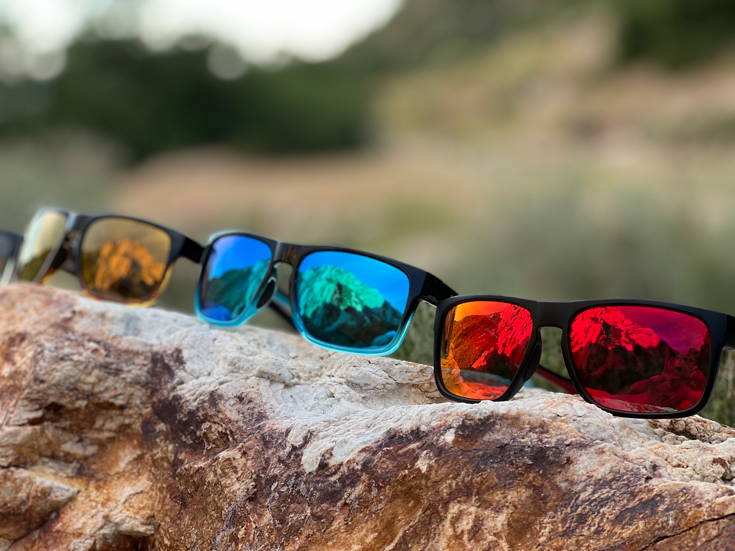 Rock Canyon (Mirror Gold) - Polarized Sunglasses