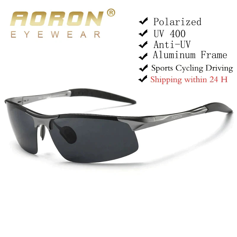 Elite (Silver/Black)- Polarized Sunglasses